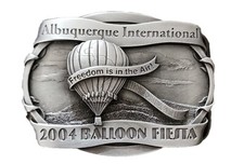 Albuquerque International 2004 Balloon Fiesta Belt Buckle Limited Edition 43/200