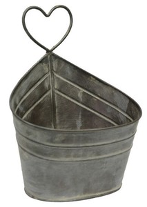 Wandkorb Zinkwandkorb Blumenkorb Zinkkorb Zink Shabby Wandschale mit