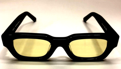Zed AKILA Sunglasses Black / Light Yellow Lenses + Case & Cloth