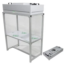 Vertical Laminar Flow Hood 110V Air Flow Clean Bench Workstation 47*23.6*59in US