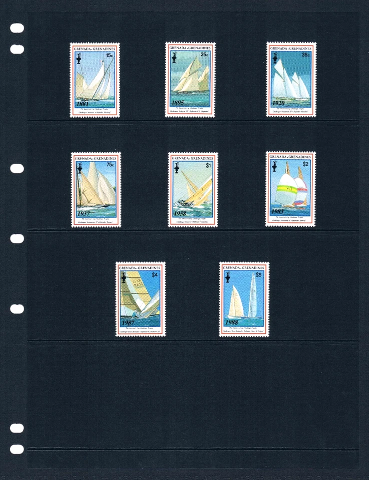 Valor Scott de $11,95 - 1992 GRENADA GREN veleros yates CV MNH NH UM - Imagen 2 de 4
