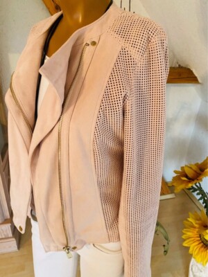 Yessica Jacke in Velourslederoptik Gr 38