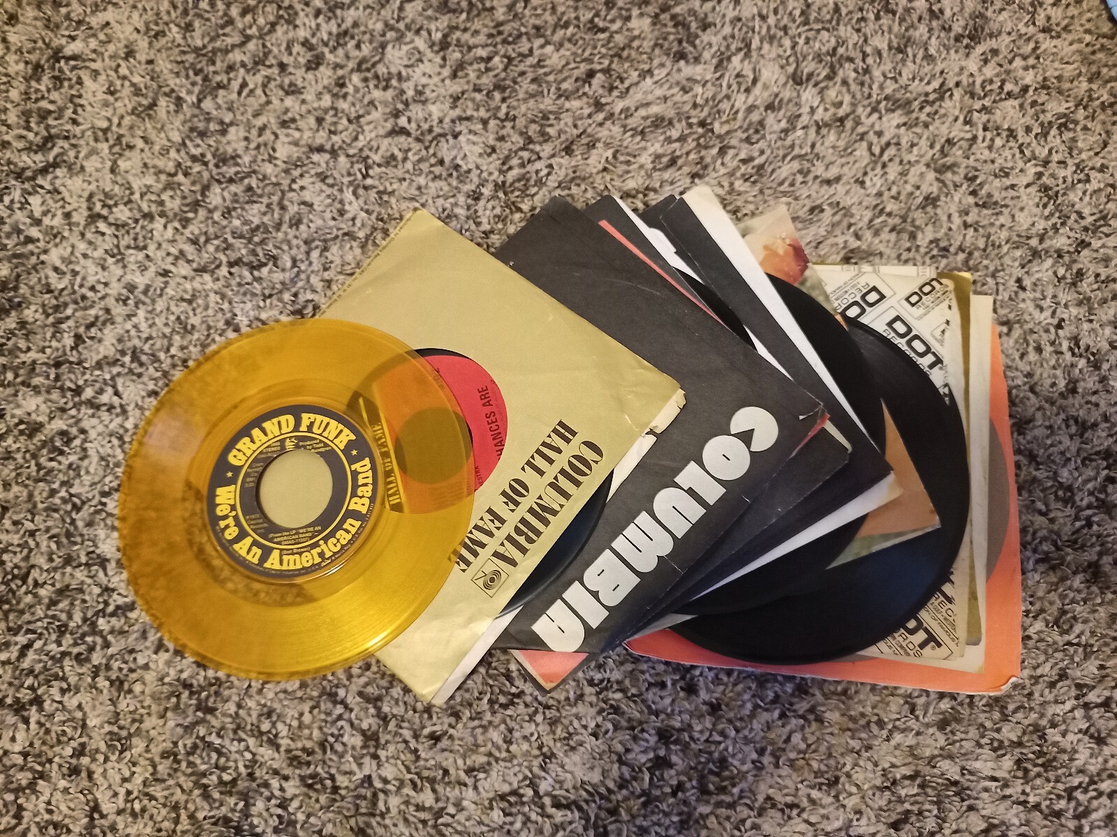 Vinyl Records Singles 45s Lot - 13 Total-image