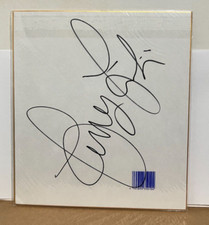 Terry Funk Autograph Signed 11-29-1990 Shikishi Board RARE SP AJPW WWF WWE HOF