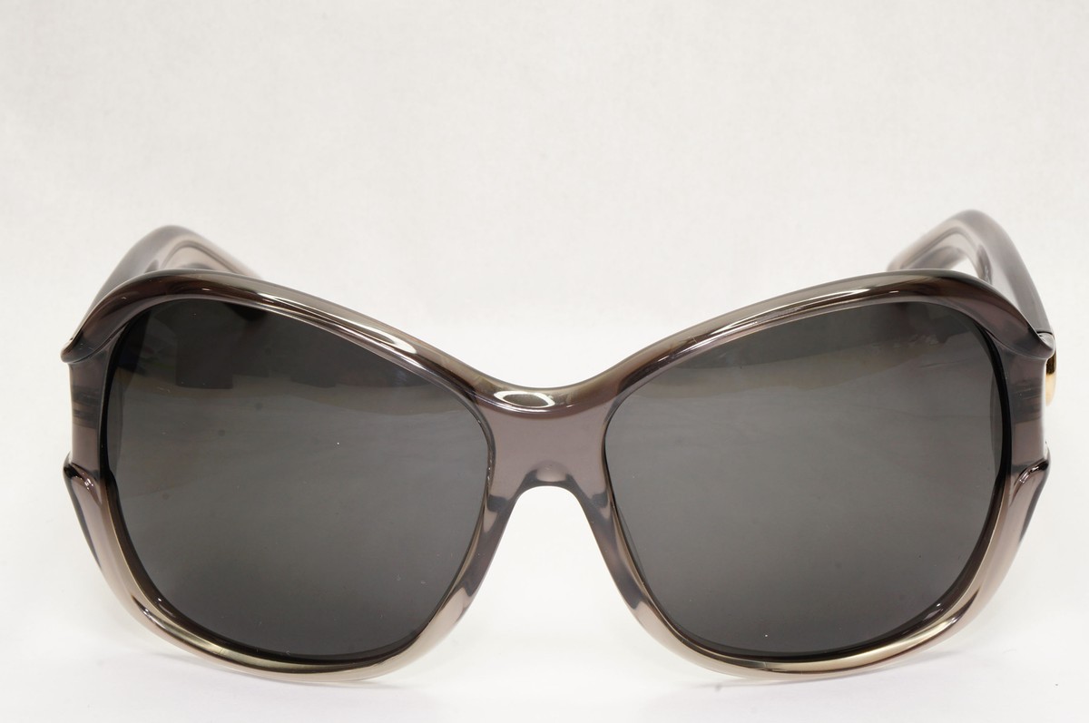 Gucci Sunglasses 2004 Vintage Grey Black Oversized Large GG