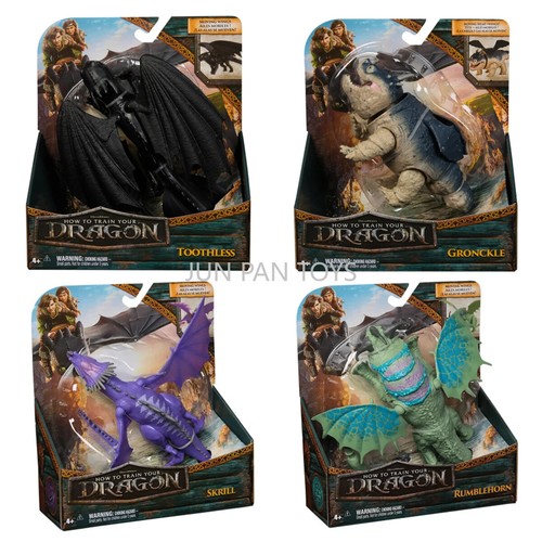 How To Train Your Dragon Gronckle Toothless Rumblehorn Skrill Action Figure Toys - 第 1/10 張圖片