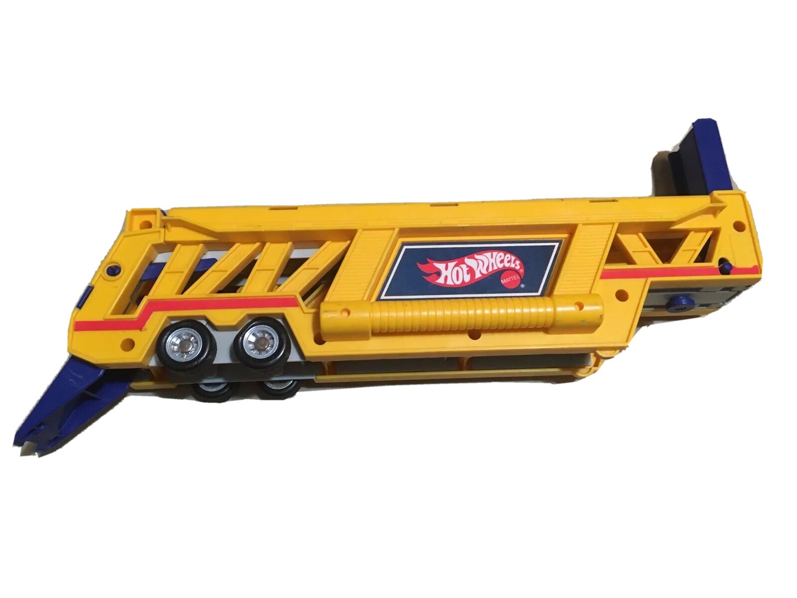 Vintage 1988 Hot Wheels Semi Trailer, Car Carrier, Missing Truck-image