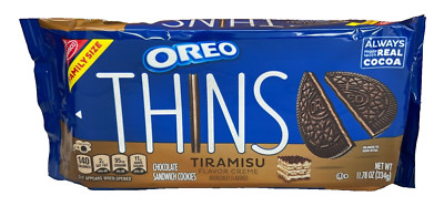 Nabisco Oreo Thins Tiramisu Sandwich Cookies 11.78 oz