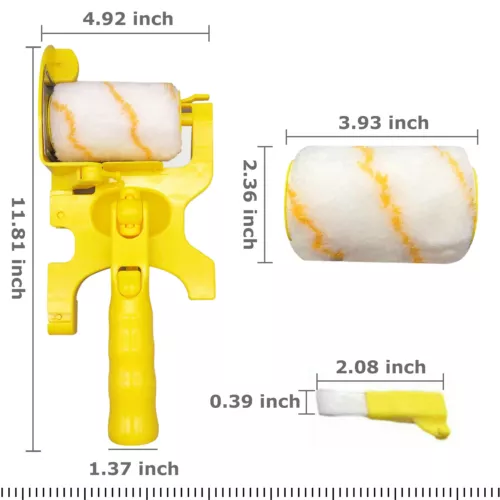 5 in 1 Clean-Cut Paint Edge Roller Brush Safe Tool for Home Wall Ceilings Set - Picture 7 of 11
