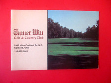 vtg - Golf Scorecard - TAMER WIN GOLF  COUNTRY CLUB cc - Cortland OH