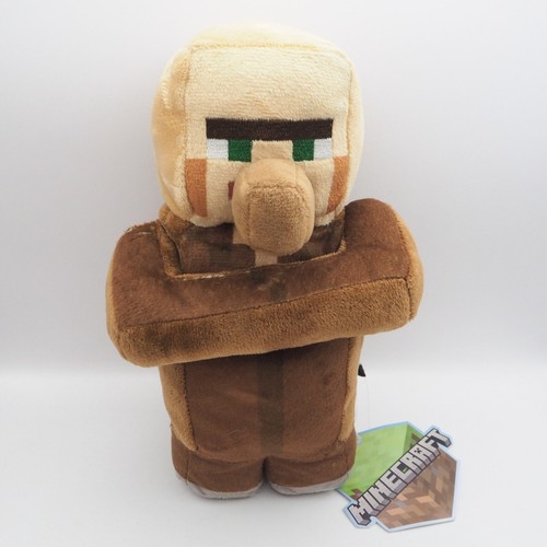 D3004C Minecraft Villager Mojang Microsoft 2022 Plush 9" Furyu Toy Doll Japan - Picture 3 of 12