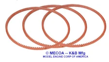 PRATHER K&B 19" Rc Marine engine Starter Belts - Qty of 3 - MECOA PRA-8131