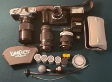 2 Nikon Cameras Nikkormat FT4105431 & Decision maker system, quality Lens & more