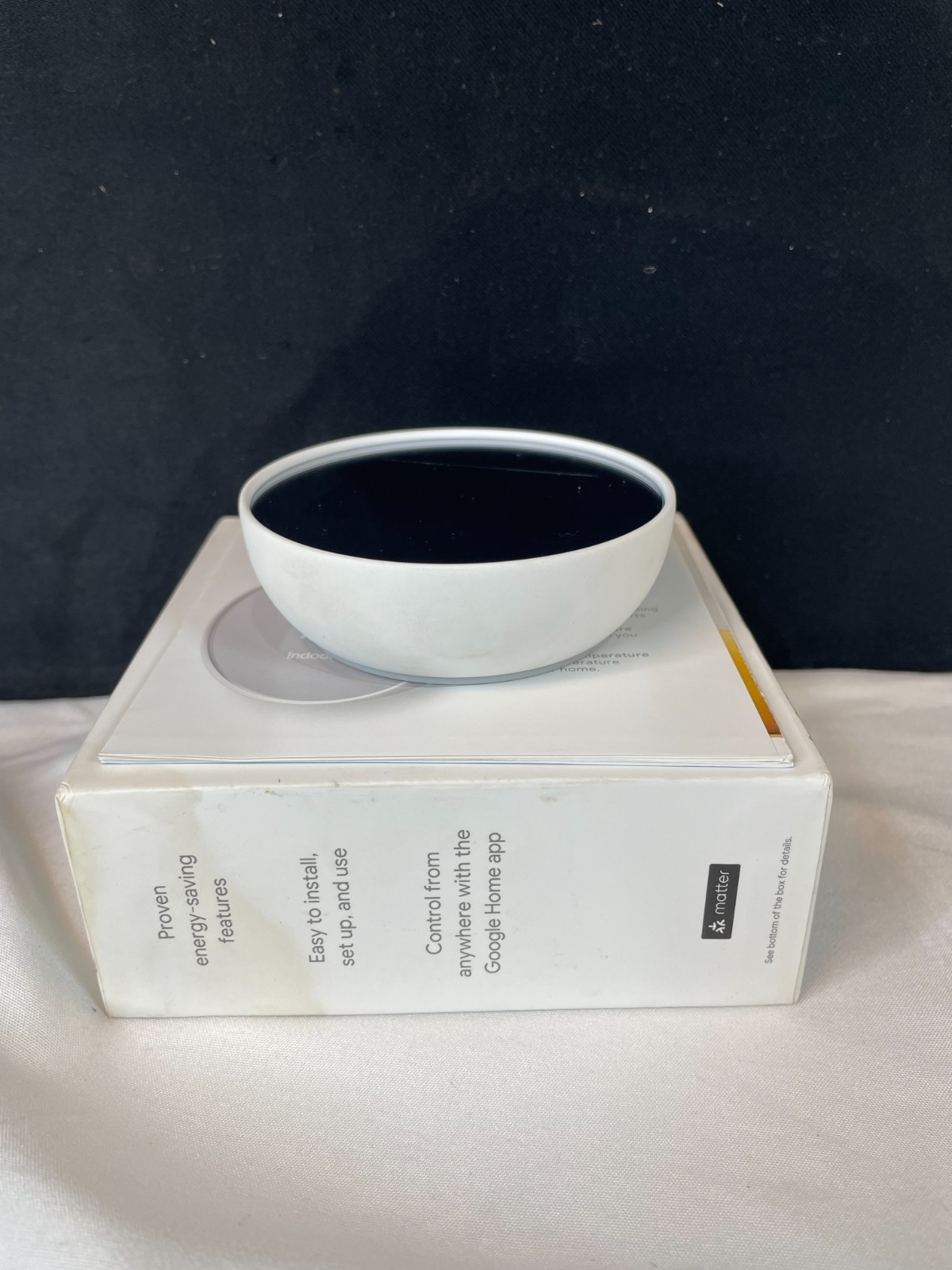 Google Nest G4CVZ Wi-Fi Smart Thermostat Snow