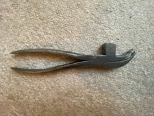 Vintage cobbler's shoe-making leather lasting pliers - number 3 by J. Nibb Used