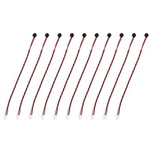 10Pcs Electret Microphone Condenser Pickup 4mm Pickup with 100mm Wire 58dB