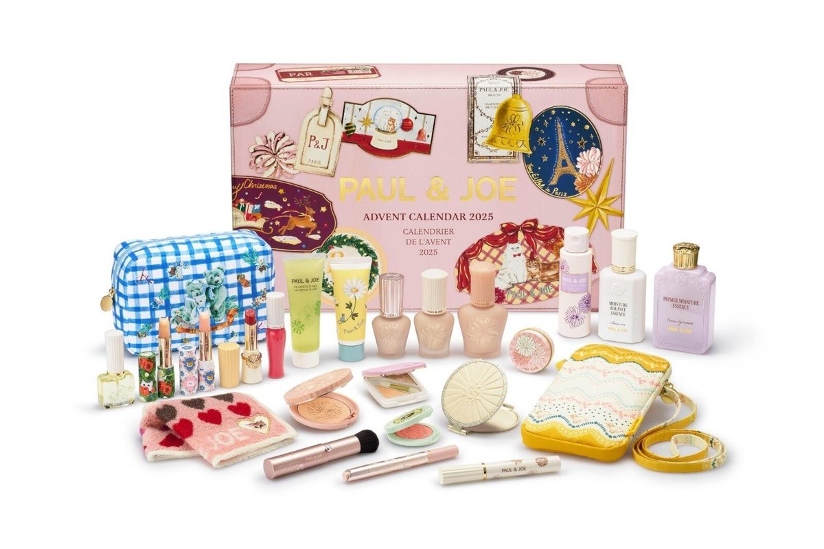 PAUL & JOE アドベントカレンダー 2025 PAUL & JOE Beauty ADVENT CALENDAR 2025 Makeup Cosmetic Towel Pouch
