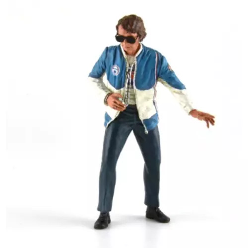 Figurine 1/18 Gérard Ducarouge LE MANS miniatures Team Matra 1972-74 pour diorama de collection