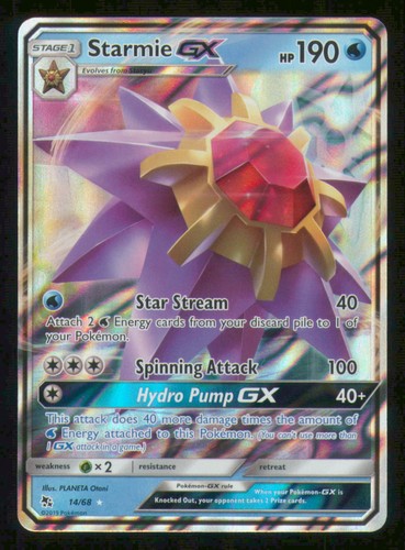 Starmie GX Holofoil [Hidden Fates - 14/68] Lightly Played