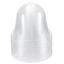 10 Pack 10.5cm Garden Cloche Dome Round Plastic Humidity Plant Protector Cover