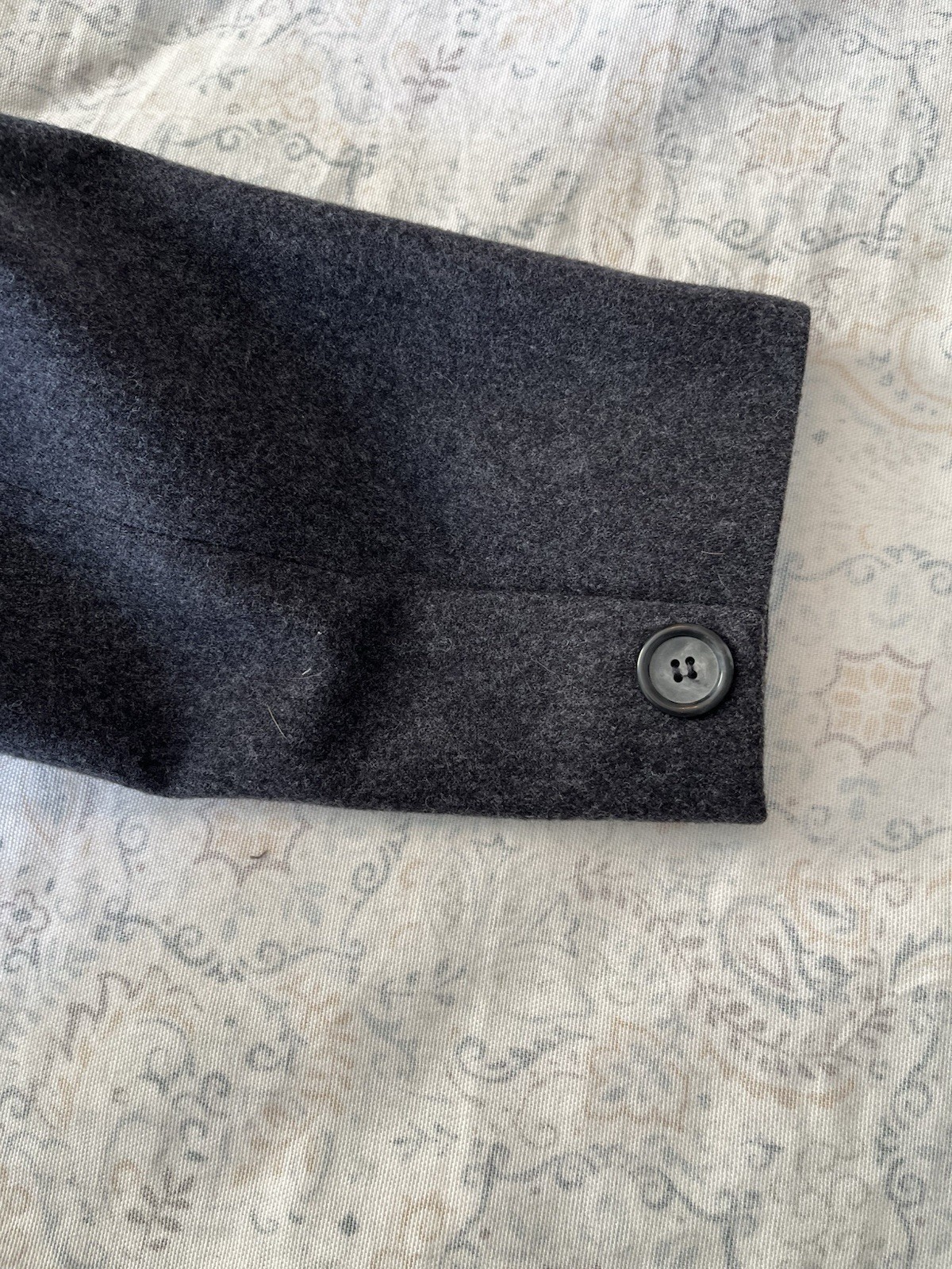 Vintage Pendleton One button blazer Gray Virgin w… - image 8