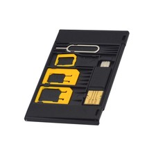 5pcs Sim Adapter Kit For Sim Nano Sim Compatible With Smartphones