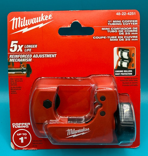 Milwaukee 48-22-4251 1" Mini Copper Tubing Cutter - NEW