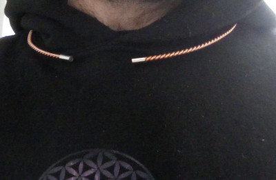 Lakhovsky Coil Collar Copper Sacred Cubit 144mHz Tensorring EMF Schutz