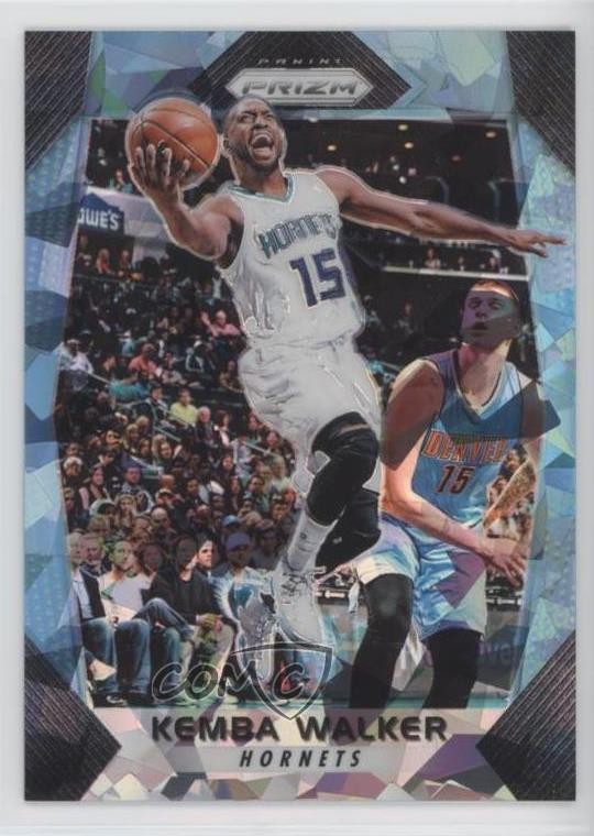 2017-18 Panini Prizm Blue Ice Prizm 32/99 Kemba Walker #231 2r7