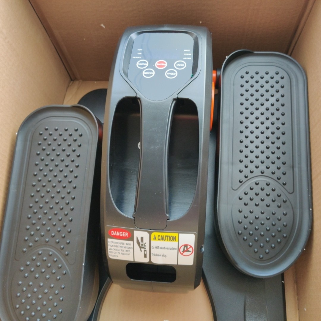 Electric Foot Pedal Exerciser Elliptical Machine Bike Trainer Cardio Remote 0710