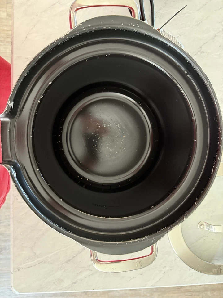 KitchenAid Multi-Cooker 4 QT Candy Apple Red Insta Pot With Steamer Rack -Tested - Image 3 of 4