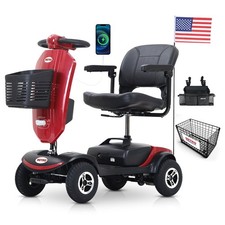 Metro Mobility 9" 4 Wheel Travel Mobility Scooter Lead-acid Battery 10Miles