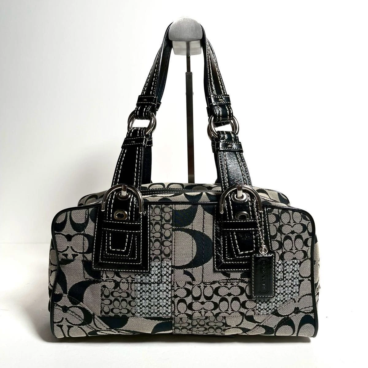 Coach Patchwork Satchel/Top Handle Bag Brown Bags & Handbags for
