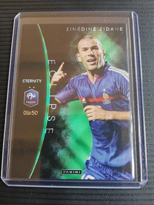 25-26 Panini Eternity Bleus Zidane /50 Green Eclipse Équipe De France