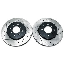 Blox Racing 90-01 Acura Integra Excl Type-r Front Slotted Drilled Rotors - Pai Blox Racing 90-01 Acura Integra Excl Type-r Front Slotted Drilled Rotors - Pai