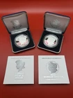 *2025-S MORGAN and PEACE  "PROOF' DOLLARS Coin (25XF) + COA San Francisco Mint