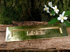 Briefeinwurf massiv Messing, hochwertiger Briefschlitz Briefeinwurfklappe