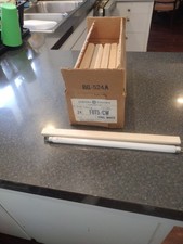Qty 1 Box of 24: GE Fluorescent Lamp Bulbs F8T5CW 8 Watt P/N 10059
