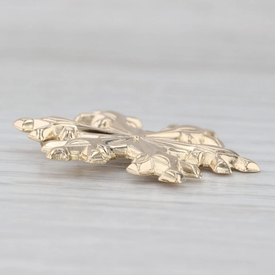 Colgante Copo de Nieve Oro Amarillo 14k 1979 Gorham Holiday Collection Foto 2 de 4