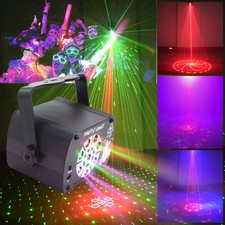 8-Hole Laser Projector - LED RGB Stage Light for DJ/Disco/KTV/Xmas Parties