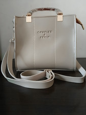 Women’s Grey Tote Handbag – Inspired by Charles & Keith – Used Excellent