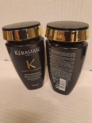 2 x KERASTASE CHRONOLOGISTE SHAMPOO BAIN REGENERANT 250ml
