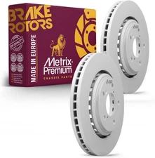 Metrix Premium Chassis Parts - 12.6 inch (320mm) 2 PC Front Coated Vented Disc