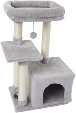 Lindo arbol para gatos torre para gatitos condominio gatos interior con postes