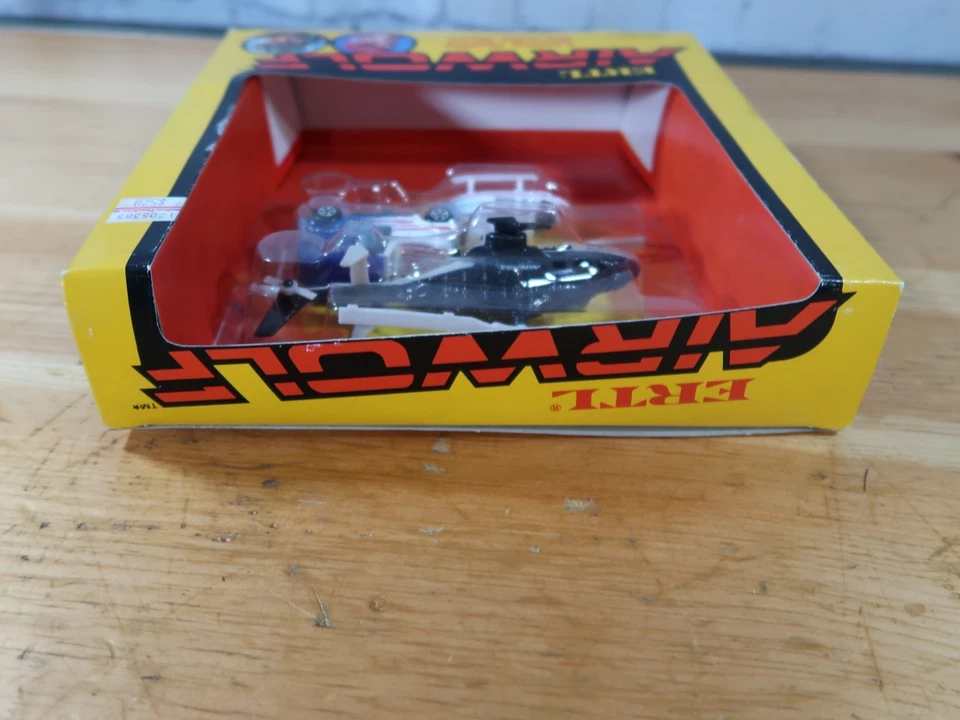1984 Ertl AIRWOLF 3 Piece Gift Set #1230 Helicopters & Jeep New In Box  WOW RARE - Image 4 of 4
