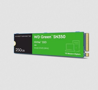 Western Digital W129020834 WDS250G2G0C-00CDH0 Green Sn350 250 Gb M.2 Pci  Ex ~E~