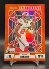 2024 Panini Absolute Football Spectrum Orange Nick Chubb #DD-NCB PSA 8