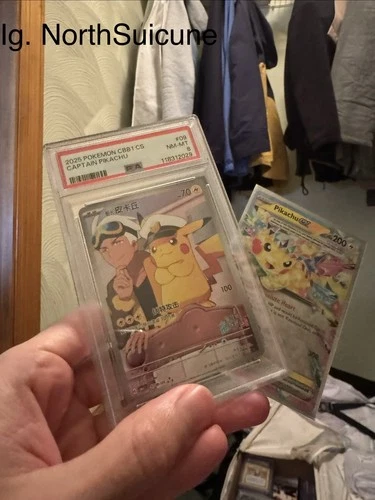 2025 Pokemon Captain Pikachu - Gem Pack Vol. 1 Holo #09 Chinese PSA 8