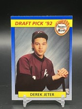 DEREK JETER 1992 Front Row Draft Picks Rookie Card RC #55 Yankees Minor League. rookie card picture