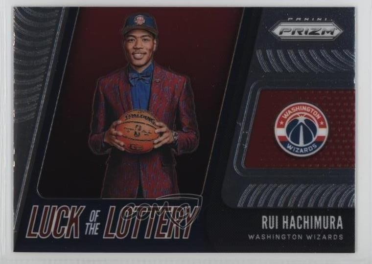 2019-20 Panini Prizm Luck of the Lottery Rui Hachimura #9 Rookie RC 0nr3